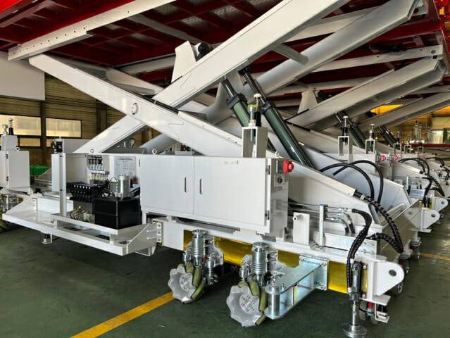 티엑스알로보틱스 건설용 자율주행로봇 하단부 (사진=지디넷코리아 신영빈 기자)