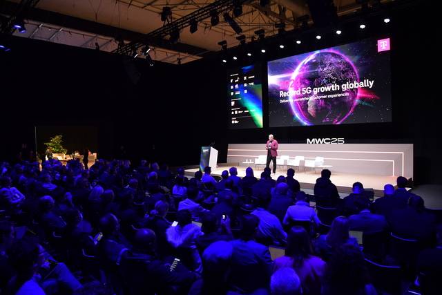 지난해 스페인 바르셀로나에서 열린 MWC에서 기조연설이 진행되고 있다. MWC 홈페이지
