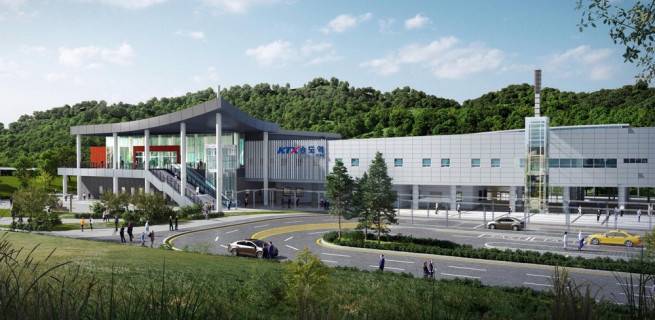인천발KTX 송도역 조감도.(사진제공=인천시)