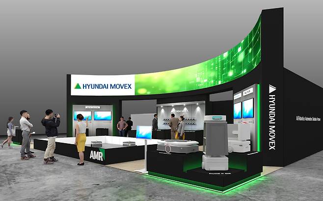 현대무벡스가 오는 3월 서울 강남 코엑스에서 열리는 '2026 스마트공장·자동화산업전'(AW 2026)에 차릴 전시관 예상도(자료사진. 현대무벡스 제공). 2026.02.25.