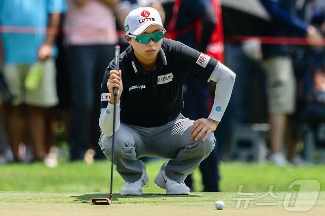 LPGA 투어 김효주. ⓒ AFP=뉴스1