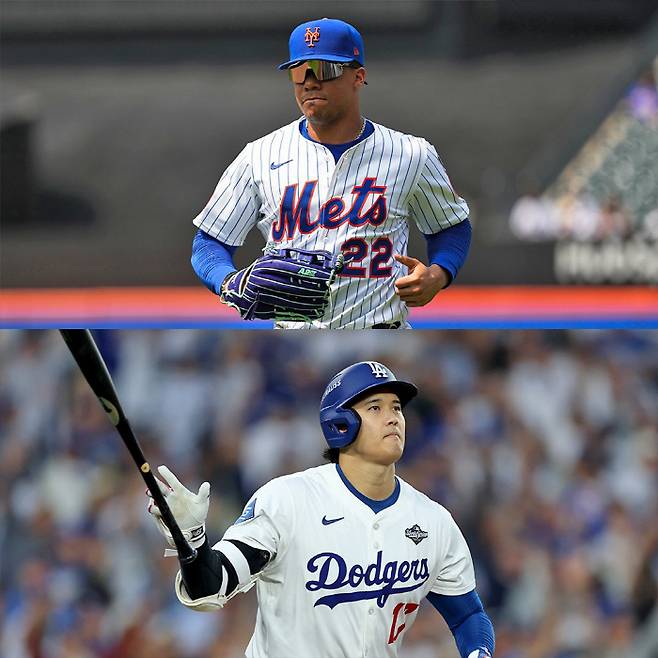 소토(위)와 오타니. 사진=MLB