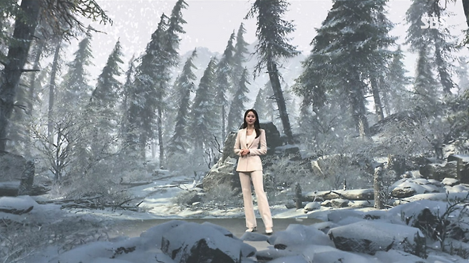 SBS ‘8뉴스’가 3월3일 봄 개편을 맞아 확장현실(AI-XR) 스튜디오 시스템을 전면 도입한다. /SBS 제공