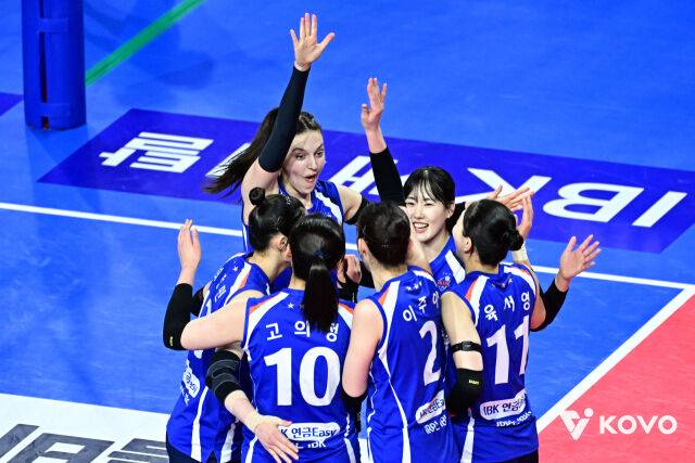 승리한 IBK기업은행./KOVO