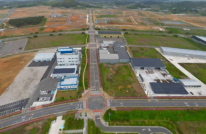 서천군 장항국가생태산업단지 산업시설용지 28필지 분양 부지 모습 ⓒ서천군 제공