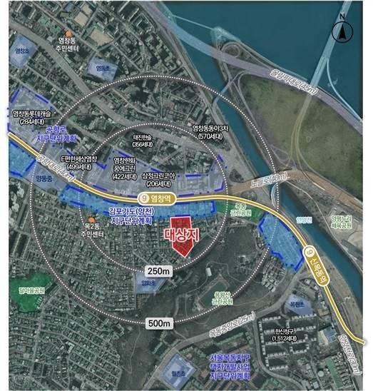 염창역 역세권 활성화 사업지 위치도(SH 제공) 뉴스1 ⓒ News1
