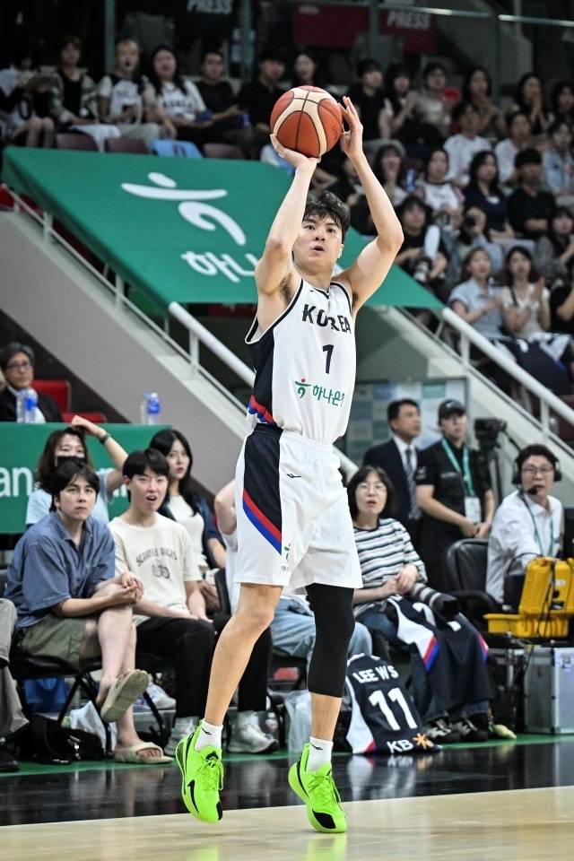 대한민국 에이스 이현중은 이번에도 최고의 활약을 펼칠 수 있을까. 사진=대한민국농구협회 제공