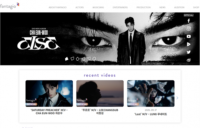 동전주와 시가총액 기준 모두에 미달하는 기업은 총 14개사로 나타났다. 판타지오도 14개사 중 하나다. 주요 아티스트로 차은우, 김선호 등이 있다.판타지오 홈페이지.