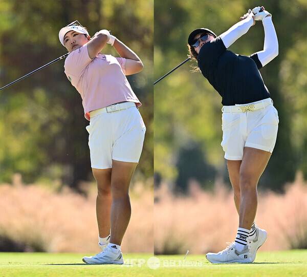 2026년 미국여자프로골프(LPGA) 투어 '아시안 스윙' HSBC 위민스 월드 챔피언십에 출전한 유해란 프로, 교포 선수 오스턴 김(미국). 사진제공=ⓒAFPBBNews = News1