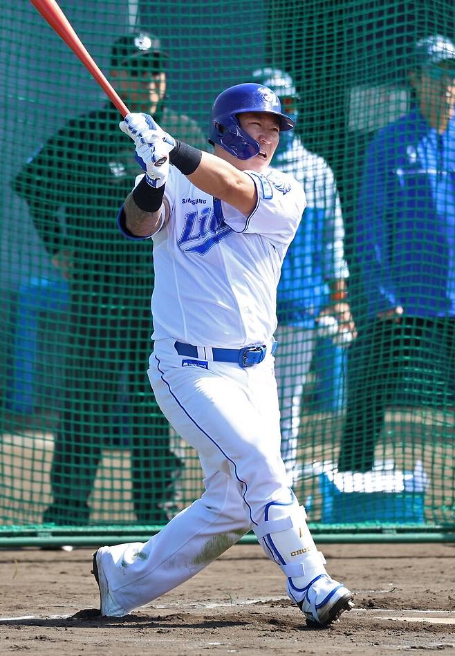 ▲ 변함없는 타격 능력을 선보이고 있는 최형우는 삼성 막강 타선의 화룡점정으로 큰 기대를 모으고 있다 ⓒ삼성라이온즈