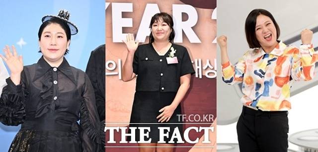 개그우먼 김영희 이수지 김숙(왼쪽부터)이 2026년 상반기 안방극장을 웃음으로 물들인다. /더팩트 DB