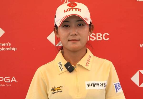 2026년 미국여자프로골프(LPGA) 투어 '아시안 스윙' HSBC 위민스 월드챔피언십에 출전한 루키 황유민 프로. 사진출처=LPGA가 제공한 인터뷰 영상 화면 캡처 (사진을 무단으로 사용하지 마십시오.)