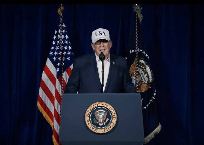 도널드 트럼프 미국 대통령이 28일 이란에 대한 공격 개시를 공식화했다. 사진=트루스소셜