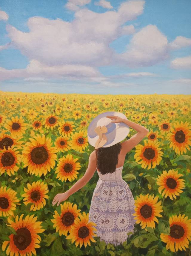 이영란 작, '아름다운 날', 캔버스에 유채, 117x91cm. 대백프라자갤러리 제공