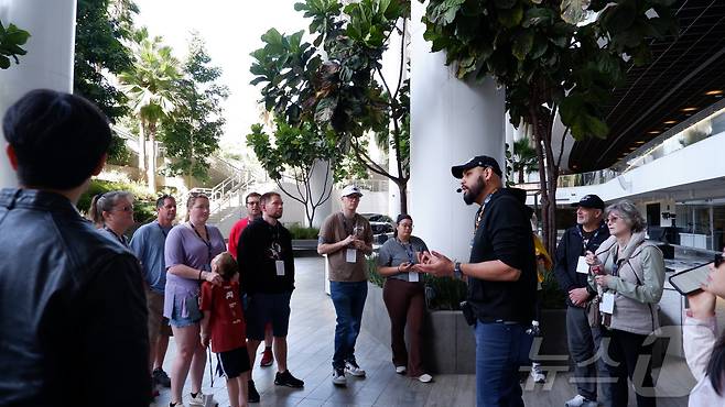 소파이 스타디움 투어 ⓒ 뉴스1 윤슬빈 관광전문기자
