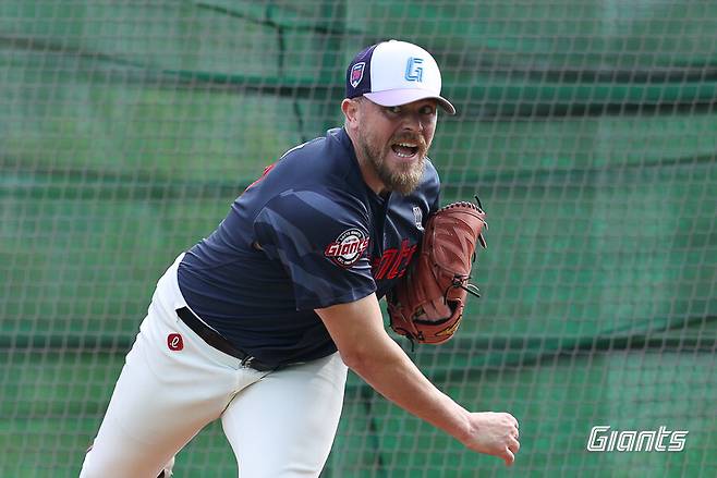 ▲ 제레미 비슬리 ⓒ롯데 자이언츠