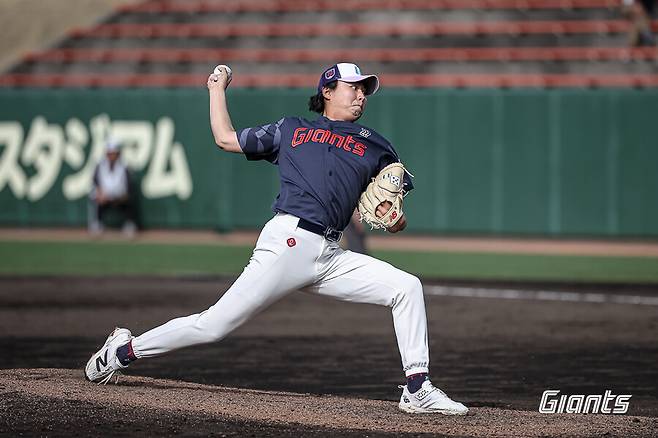 ▲ 정철원 ⓒ롯데 자이언츠