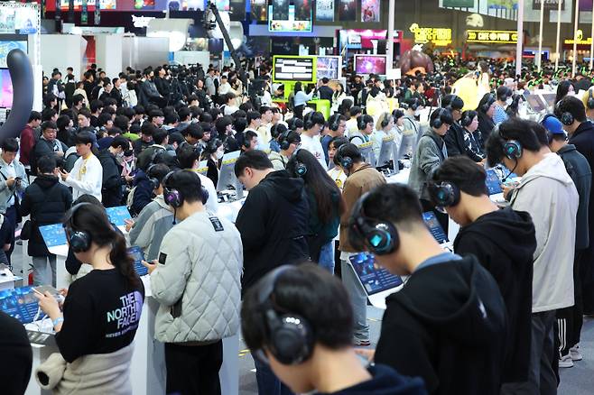 '2025 지스타' 현장. 연합뉴스