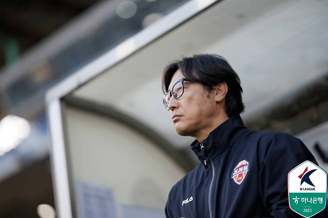 김정수 제주 감독대행. 제공 | 한국프로축구연맹