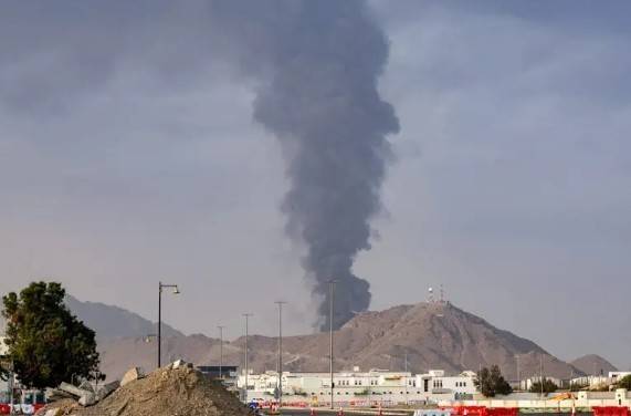 푸자이라 챌린저 대회장에서 12km 떨어진 곳에서 폭발이 발생하였다. 게티이미지코리아