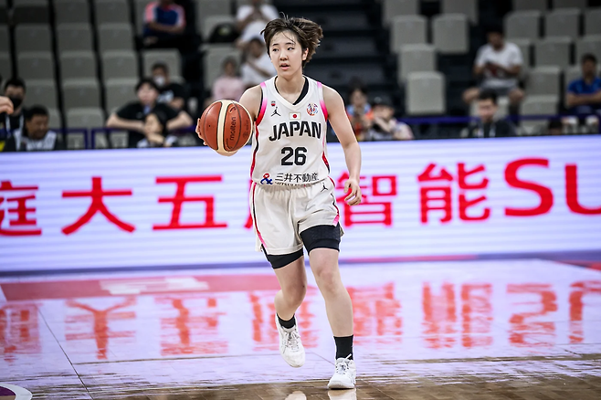 일본 여자농구 대표팀 다나카 코코라. FIBA 홈페이지