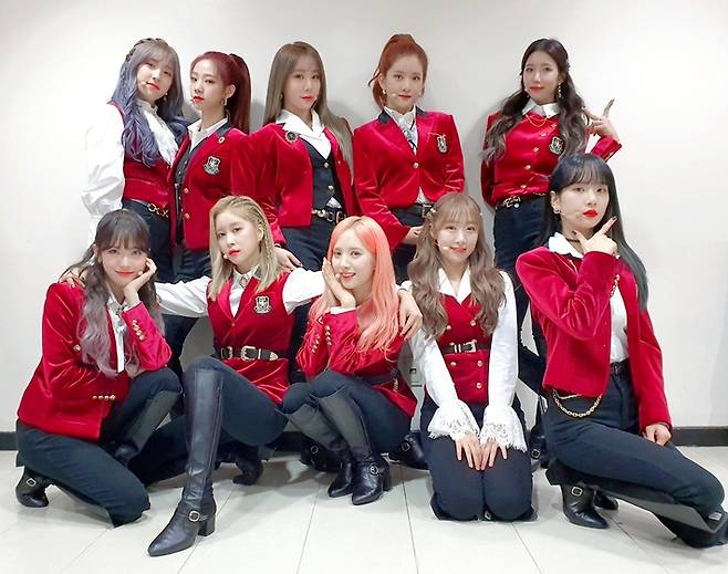 설아가 추천한 '이루리' 활동 당시 우주소녀. 우주소녀 공식 트위터