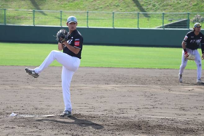 ▲ 6회 등판해 1이닝을 무실점으로 막아내고 좋은 인상을 남긴 박지훈 ⓒKT위즈