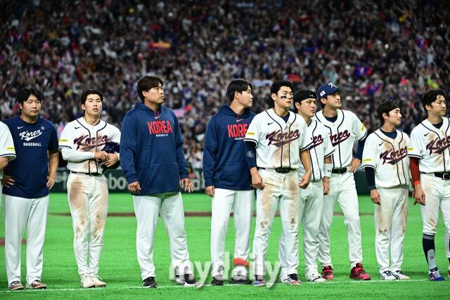 8일 일본 도쿄돔에서 열린 2026 월드 베이스볼 클래식(WBC) 조별리그 한국-대만 경기. 한국이 10회 승부치기 끝에 5-4로 대만에 패배했다./도쿄(일본)=한혁승 기자 hanfoto@mydaily.co.kr