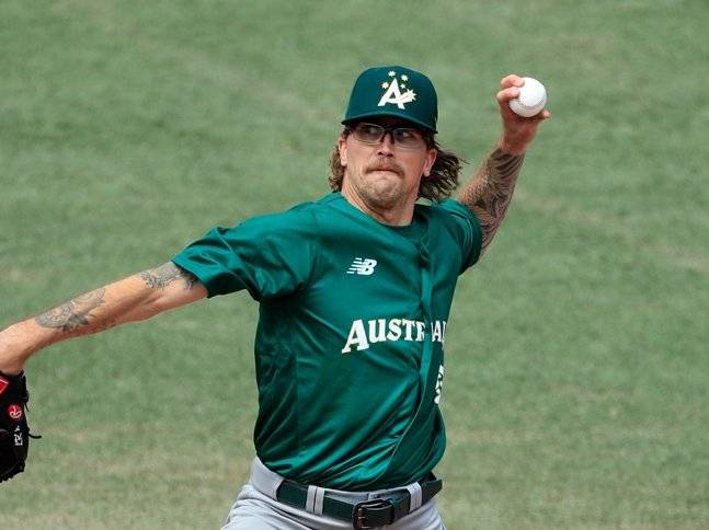 호주 야구 대표팀 투수 라클란 웰스.뉴스1