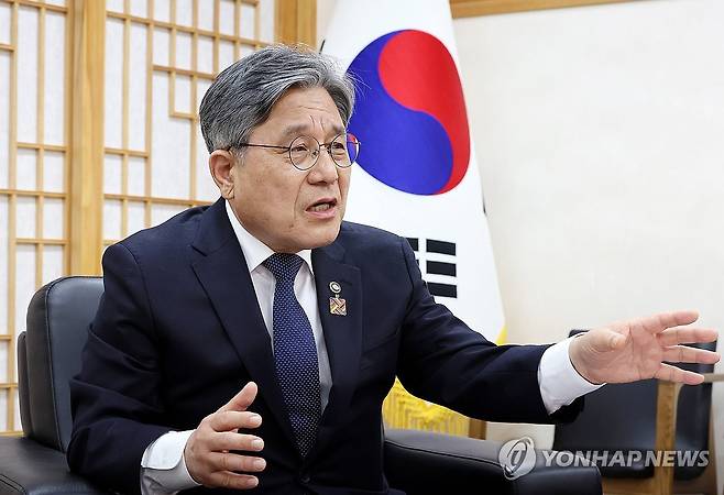 연합뉴스와 인터뷰하는 허민 국가유산청장 (서울=연합뉴스) 김주형 기자 = 허민 국가유산청장이 서울 종로구 국립고궁박물관에서 연합뉴스와 인터뷰하고 있다. 2026.3.9 kjhpress@yna.co.kr