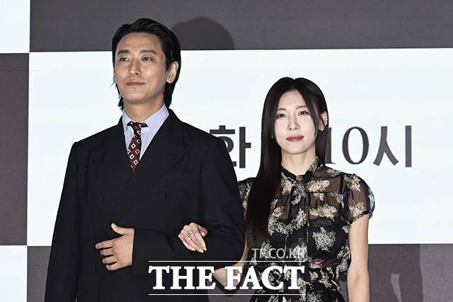 배우 주지훈과 하지원이 ENA 월화드라마 '클라이맥스'에서 부부로 호흡을 맞춘다. /송호영 기자