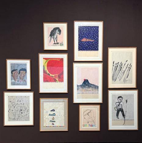 전남도립미술관에서 열리는 김선두 화백 전시에서는 이청준 전집에 쓰인 표지 원화를 만날 수 있다. <전남도립미술관 제공>