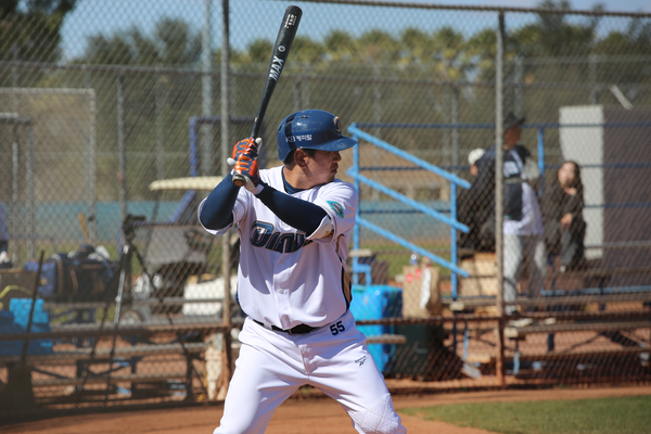 NC 다이노스 이우성이 미국 애리조나 투손 에넥스 필드에서 진행한 전지훈련(CAMP2)에서 타격 훈련을 하고 있다. /NC 다이노스