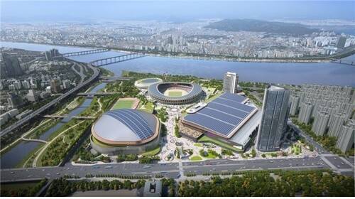 잠실 스포츠·MICE 복합공간 조성 민간투자 사업 조감도. 서울시 제공