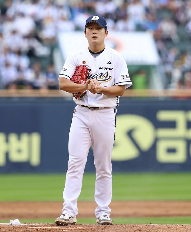 두산 베어스 마무리 투수 김택연. /사진=두산 베어스 제공