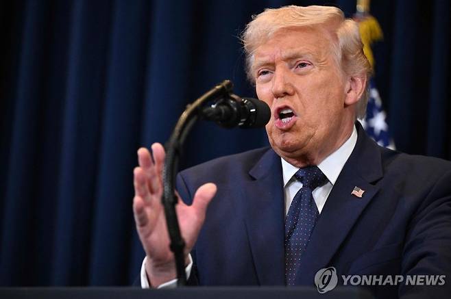 도널드 트럼프 미국 대통령. 연합뉴스