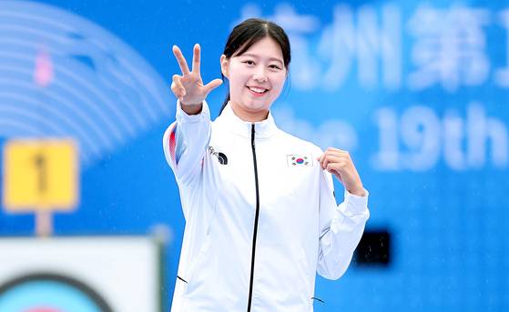 2022 항저우 아시안게임 3관왕에 오른 임시현. 연합뉴스