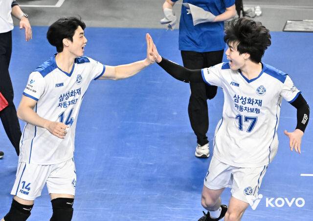 이우진과 이윤수./KOVO