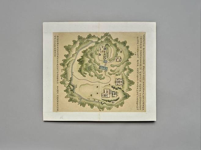 ▲ '월중도' 제1도 '장릉도'. /사진제공=한국학중앙연구원