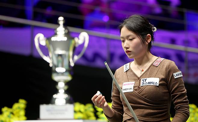 왕중왕전 준우승을 차지한 한지은(PBA 제공)