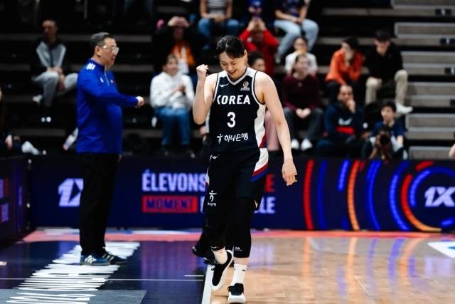 강이슬은 3점슛 8개를 성공시키며 24점 3리바운드 3스틸, 최고의 활약을 펼쳤다. 사진=FIBA 제공