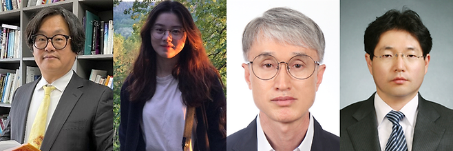 (왼쪽부터) 윤진효 DGIST 책임연구원, 조효비 선임전임연구원, 안흥주 교수, 박경배 상지대 교수