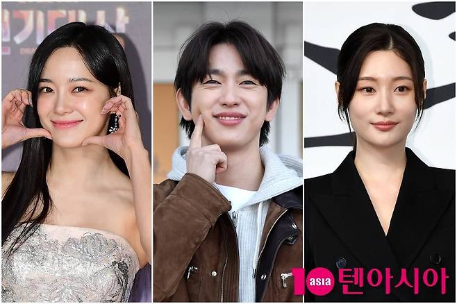 김세정, 안효섭, 정채연. 텐아시아 DB