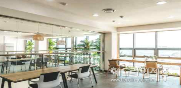 세화질그랭이센터 내부 전경.