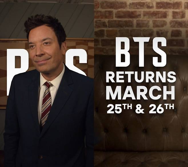 지미팰런쇼 캡처. 사진 제공=빅히트 뮤직