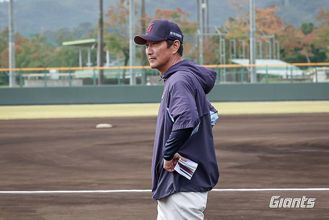 ▲ 강석천 수석코치 ⓒ롯데 자이언츠
