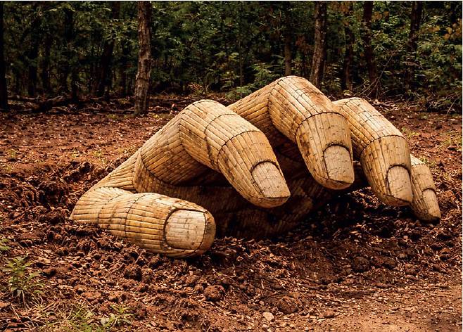 NON 국제 조형미술 프로젝트-사보 레카(헝가리) 작품.(사진=논산시 제공)