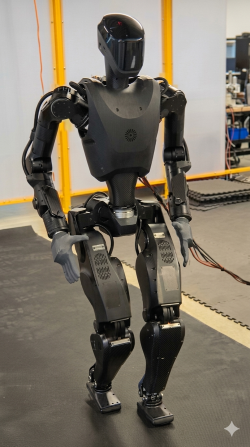 미국 기업 파운데이션이 개발한 키 180㎝짜리 휴머노이드 ‘팬텀 MK-1’. 지난달 우크라이나 전장에 정찰 용도로 투입됐다. 파운데이션 제공