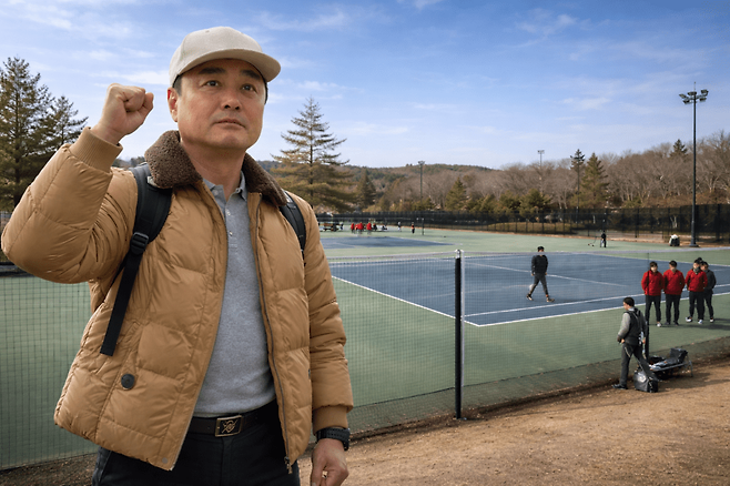 한국 정구 남자 대표팀을 이끌고 있는 김용국 감독.