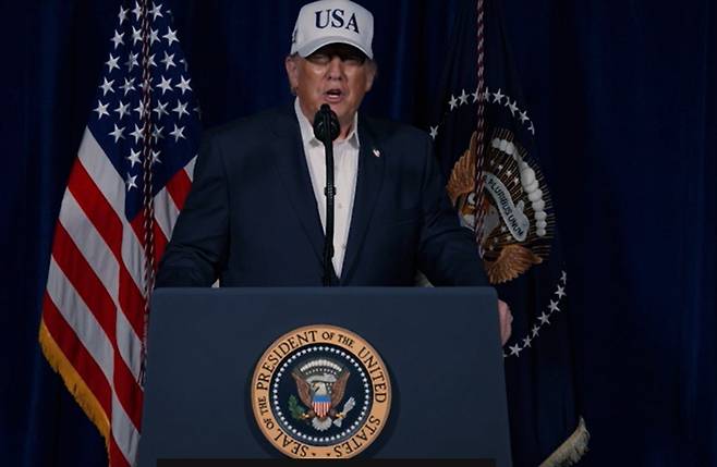 도널드 트럼프 미국 대통령